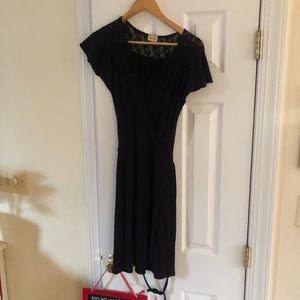 Black Wrap dress